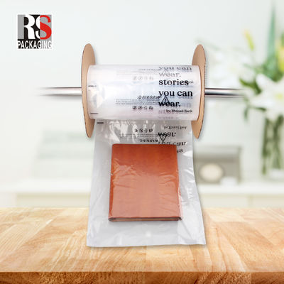 LDPE Plástico pré-aberto Auto Poly Saco Sealing Handle Selo térmico para embalagem automática
