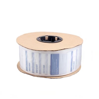 Sacos de plástico pré-abertos em um ventilador de rolos Sacos de automóveis perfurados dobrados