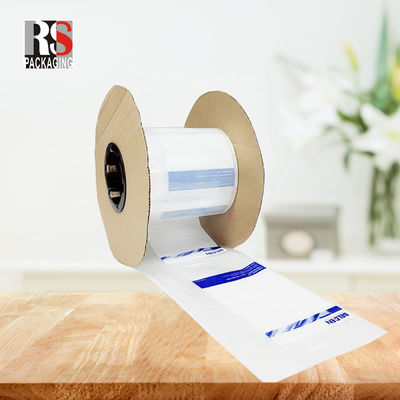 Sacos de plástico pré-abertos em um ventilador de rolos Sacos de automóveis perfurados dobrados