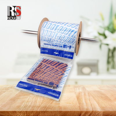 Impressão de gravura de selos térmicos de sacos automáticos pré-abertos para sistemas de enchimento e embalagem automáticos