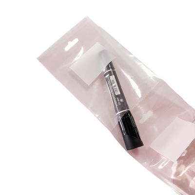 Bolsas de polipropileno pré-abertas cor-de-rosa personalizadas em rolos para embalagens de acessórios eletrônicos