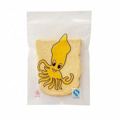 Saco de embalagem de alimentos congelados LDPE personalizado Flat Zipper Freezer Bag Gravure Printing