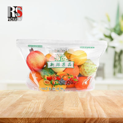 CPP OPP Polietileno Micro Perforado Zip Lock Saco de Plástico Para Vegetais Frescos