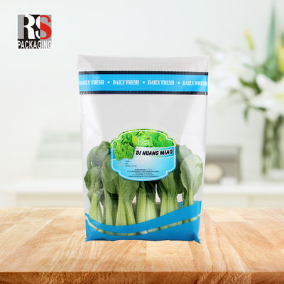 CPP OPP Polietileno Micro Perforado Zip Lock Saco de Plástico Para Vegetais Frescos