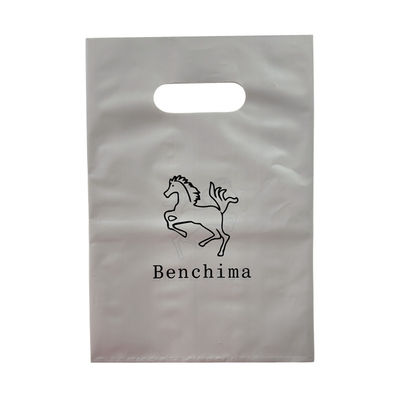 Saco de compras de retalho de plástico com logotipo personalizado