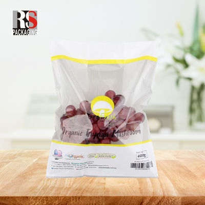 Saco micro perfurado de design elegante Saco plástico Bopp para conservação de alimentos