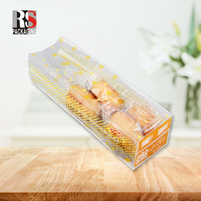 Sacos de embalagem de alimentos poli com pequeno bloco cruzado e fundo transparente quadrado