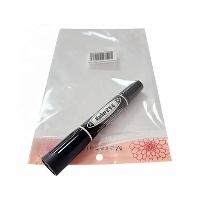 Bolsa de cabeçalho de opção impressa auto-aderente com buraco de exposição