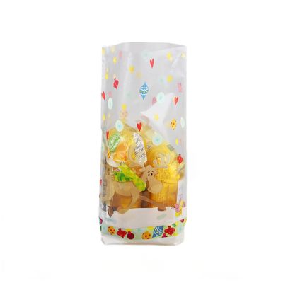 Caramelo plástico Flat bottom bag Cross bottom Stand up pouch embalagem logotipo personalizado