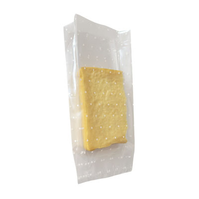 Sacos de embalagem de pão acabado de assar Sacos Micro Perf de baixa densidade personalizados com caixa lateral