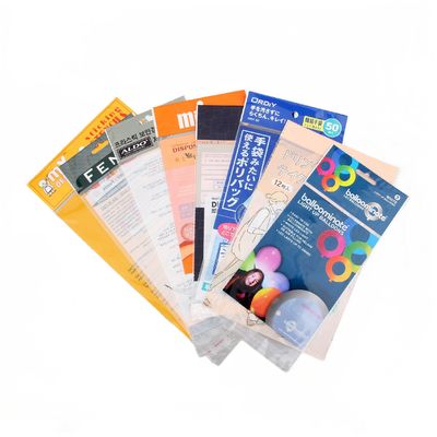 Auto-aderente CPP / Bopp Poly Bag Balão Sacos de embalagem de celófano com impressão colorida