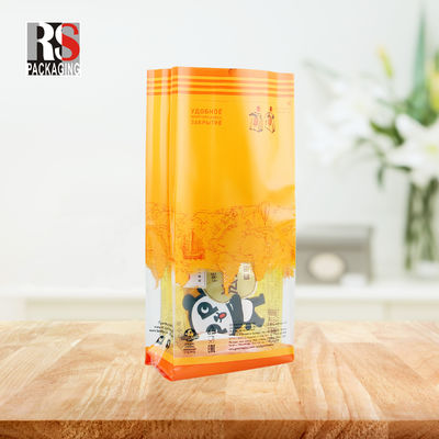 Saco de fundo quadrado de cores claras ou personalizadas com logotipo impresso personalizado
