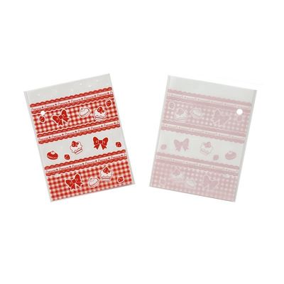 Embalagem de Chocolate Saco de cabeçalho auto-aderente sello transparente Saco de violoncelo OPP para lanches