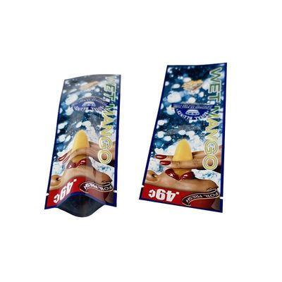 Encomenda personalizada aceita Ziplock Reclose plástico cigarros de fumo embalagens com impressão personalizada
