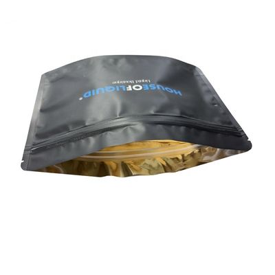 Encomenda personalizada aceita Ziplock Reclose plástico cigarros de fumo embalagens com impressão personalizada