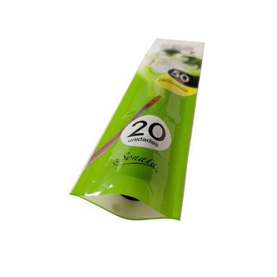 Encomenda personalizada aceita Proof odor 1pcs tubos de plástico pré-rolo embalagem saquetes