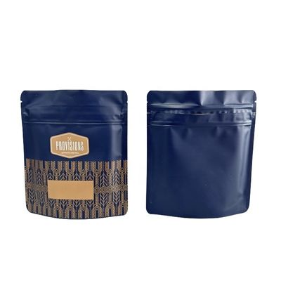 Embalagem de alimentos Zip Lock Laminado Bolsa de poliéster congelado de plástico reabrivel Stand Up Pouch Bag