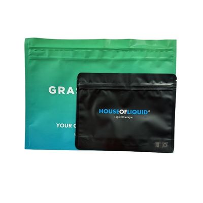 Padrões da UE Design personalizado Bolsa de folhas de cigarro de tabaco impressa com embalagem de ziplock