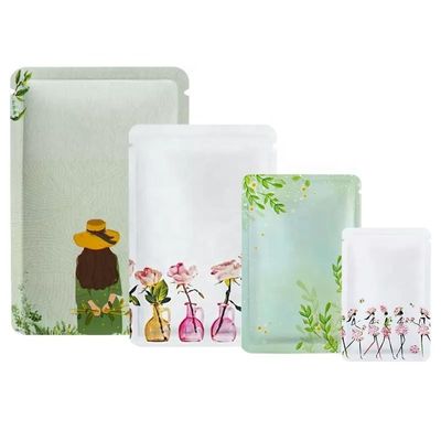 Embalagens de plástico para cuidados com as mãos e rosto Saquetes de amostras de soro em cores personalizadas