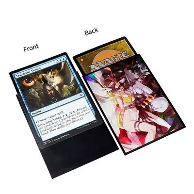 Jogo de Anime de Arte Holográfica Personalizado MTG Tamanho Cartão de Comércio