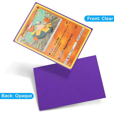 Jogo de tabuleiro MTG 66x91 Padrão Custom Premium Color Mate Manga de cartão