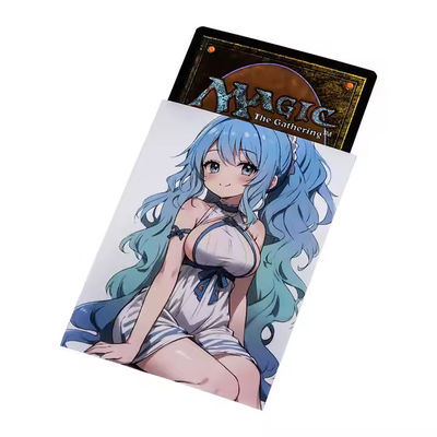 Protecção contra tráfico colecionador Pp plástico jogo de negociação Tcg Mtg mangas de cartão