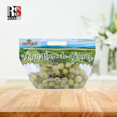 Sacos de embalagem de frutas e vegetais frescos com fecho de fecho