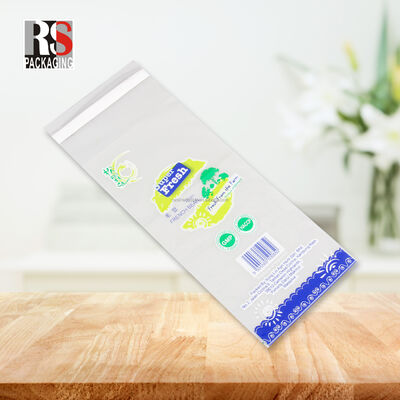 Saco de embalagem para sanduíche de vegetais frescos verdes com impressão em rotogravura e selagem a quente OPP microperfurado personalizado