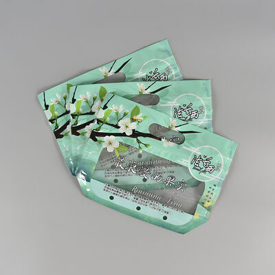 Sacos de plástico transparentes e refeitáveis, impressos sob medida Sacos de vegetais de plástico transparente e transparente