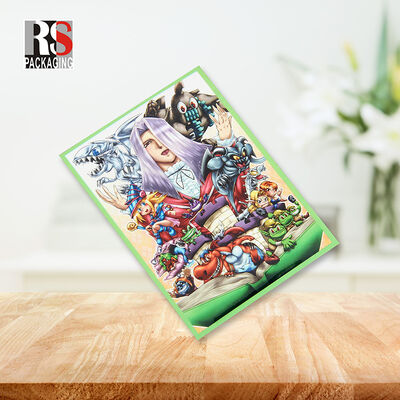 Escudo 66mmx91mm Holográfico Jogo de Anime Yugioh Trading Tgc Black Border Card Sleeves