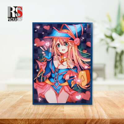 60PCS Arte Anime Cartas Manga PKM Shield Tabuleiro Jogo Cartões de Negociação Manga Protetora Tamanho padrão 67x92cm