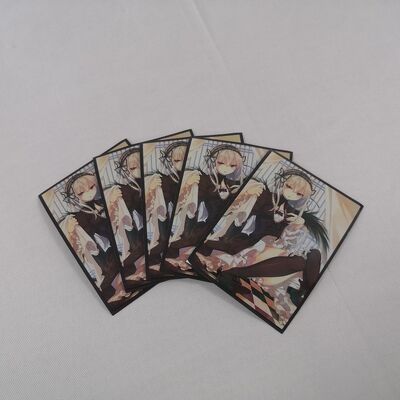 Cartão de Anime Impresso Privado Proteção de Manga Jogos de Cartas Acessório Arte Personalizada Manga de Cartão