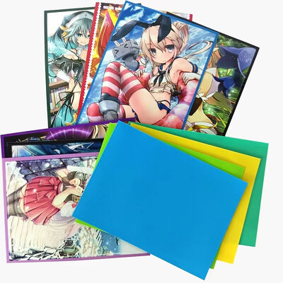 Textura Brilhante Padrão Mate Manga de Jogo de Cartões Impressão Exquisita Manga de Cartão de Negociação