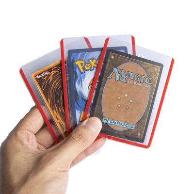 Textura Brilhante Padrão Mate Manga de Jogo de Cartões Impressão Exquisita Manga de Cartão de Negociação