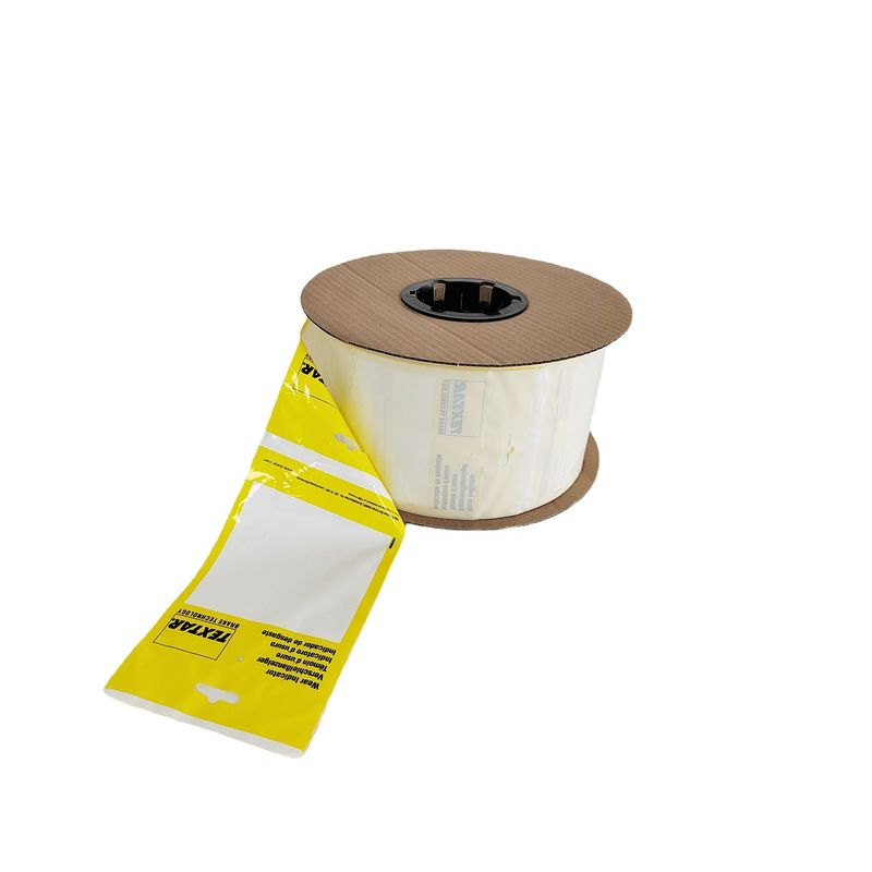 Bolsas poliesféricas pré-abertas de plástico LDPE impresso sob medida em um ventilador de rolo Bolsa de automóvel perfurada dobrada