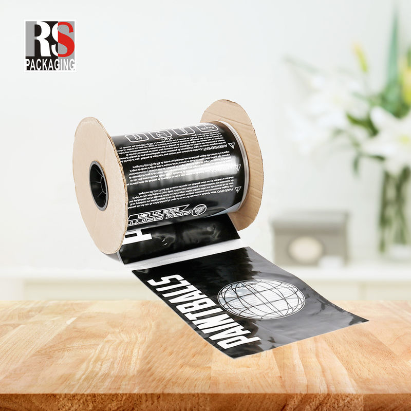 LDPE pré-aberto sacos poli Side Gusset em um rolo para eficiência de auto bagging