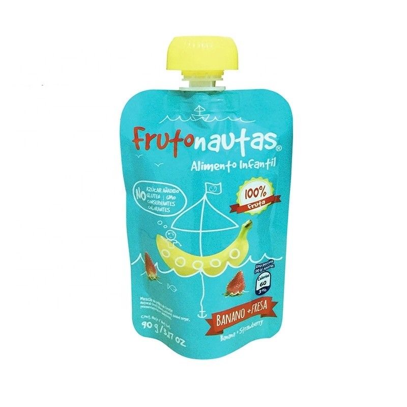 Saco de embalagem de alimentos para bebés BAP gratuito Saco de bebida líquido Suco com tampa de parafuso
