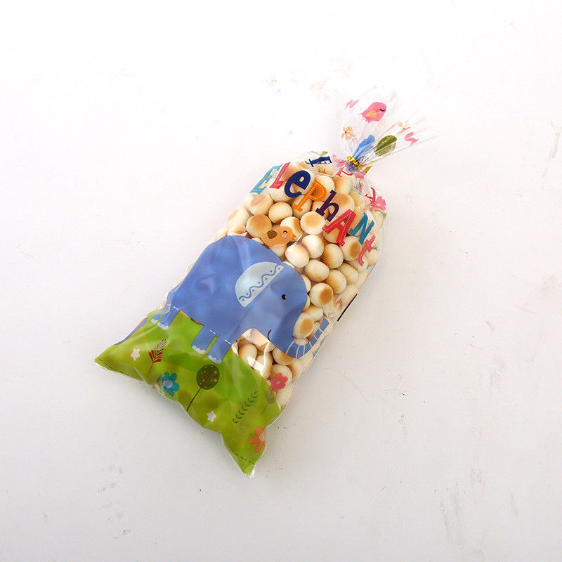 Bolsa de plástico Bopp Poly Bolsa de aniversário Bolsa de saque para embalagem de geléia gomosa