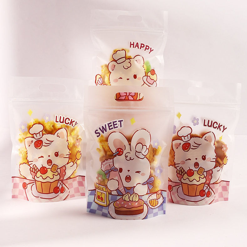 Encomenda personalizada aceita Bolsas de presente de celófano para bolinhos de padaria Chocolate e sobremesas