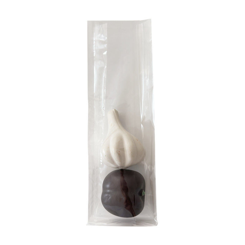 Custom Clear Flat Bottom Cellophane Bags Flat Bottom Stand Up pouch para doces doces