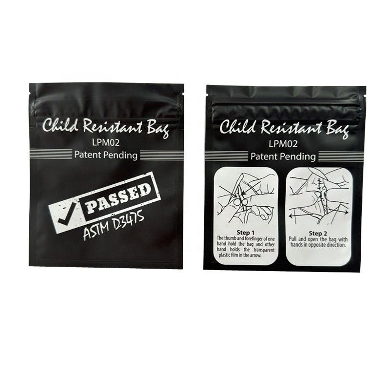 Impressão personalizada de plástico MOPP / VMPET / PE Saco à prova de crianças para embalagens de biscoitos à prova de cheiro