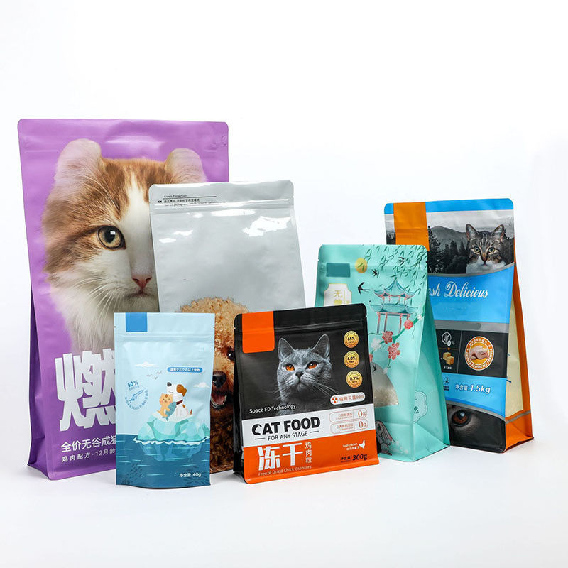 Sacos de fecho com fecho resistente a odor armazenamento de alimentos para animais de estimação bolsas de fecho reabriveis