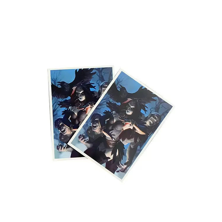 Manchas de cartão de jogo Impressão de logotipo de negociação personalizada Plástico claro Yugioh Matte Espesso Armazenamento de cartão de jogo