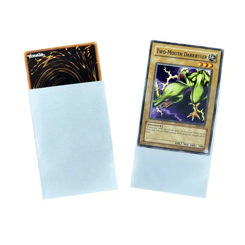 Manchas de cartão TCG Premium Branco puro Manchas de apoio Dragon Shield para cartões de baralho Protector
