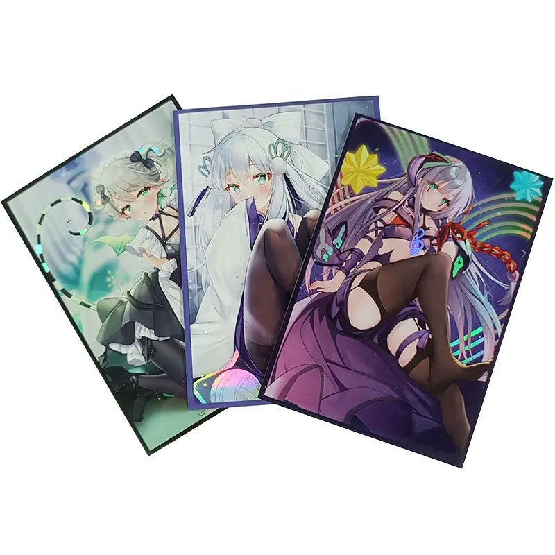 Arte de Impressão Holo personalizada Yugioh MTG TCG Holograma Anime Personalizado Comércio de Tabuleiro de Jogo de Cartões