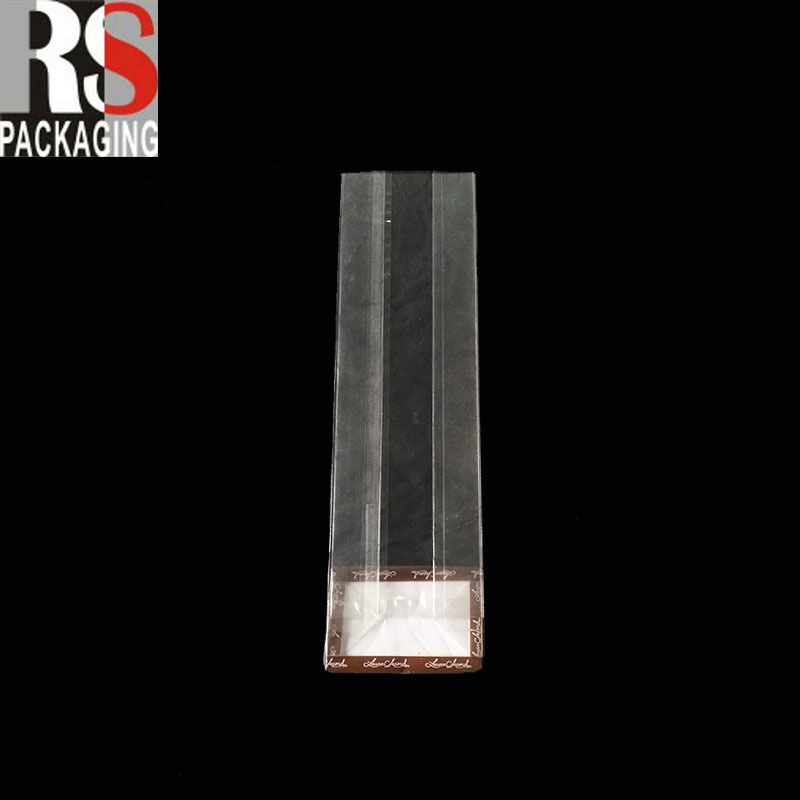 Bolsas de doces de celulose de Natal Bolsas de doces com gravata de Natal